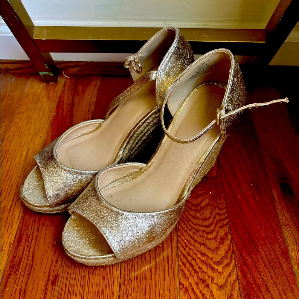 Shoes for women,ALL MAN Gold high heels for women size 7 - Picture 3 of 13